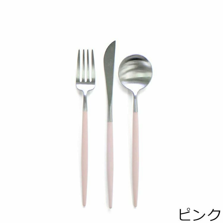 クチポール（Cutipol） GOA/ゴア デザートセット（デザートナイフ・デザートフォーク・デザートスプーン） + カトラリーレストシルバー 8点セット ギフトボックス入り