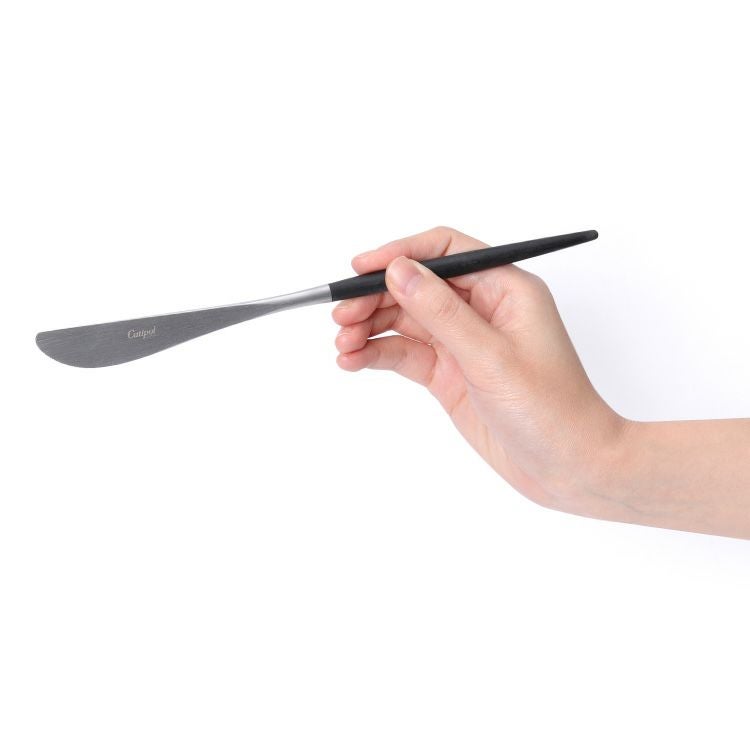 クチポール（Cutipol） ミオ/MIO ブラック ディナーナイフ/テーブルナイフ [ネコポス対応可(18点まで)]