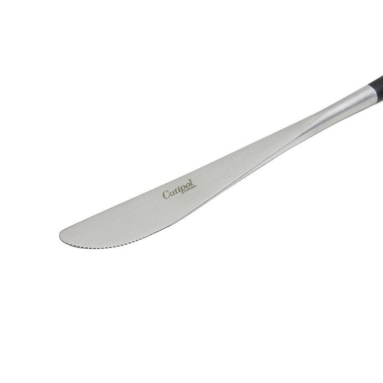 クチポール（Cutipol） ミオ/MIO ブラック デザートナイフ [ネコポス対応可(18点まで)]