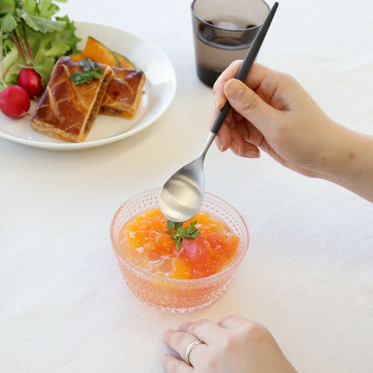 クチポール（Cutipol） ミオ/MIO ブラック デザートスプーン [ネコポス対応可(18点まで)]