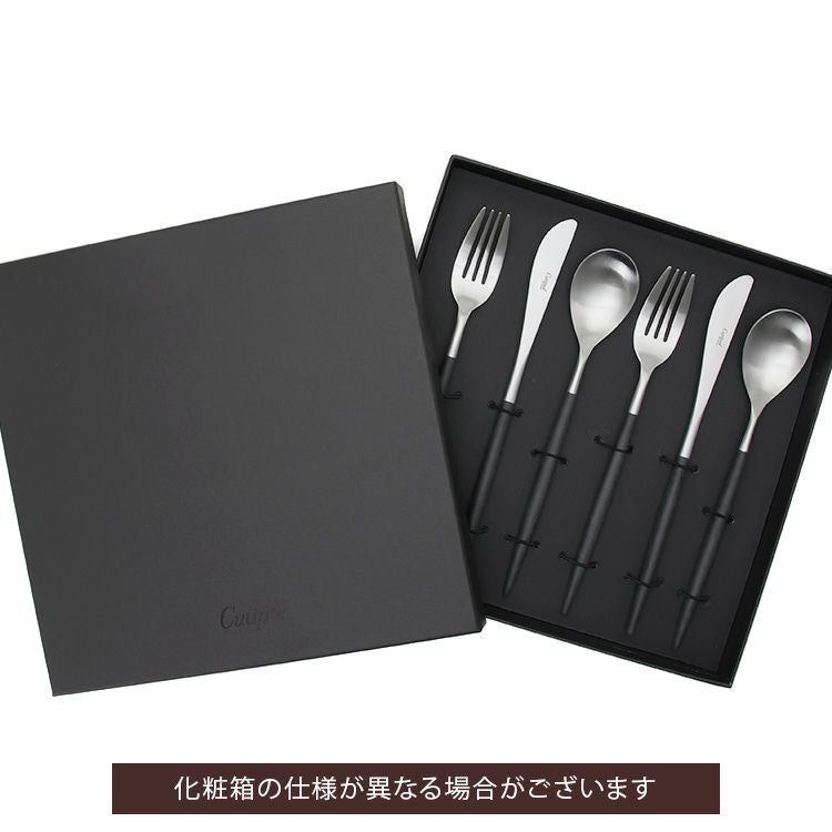 クチポール（Cutipol） ミオ/MIO ブラック ディナー6点セット 化粧箱付