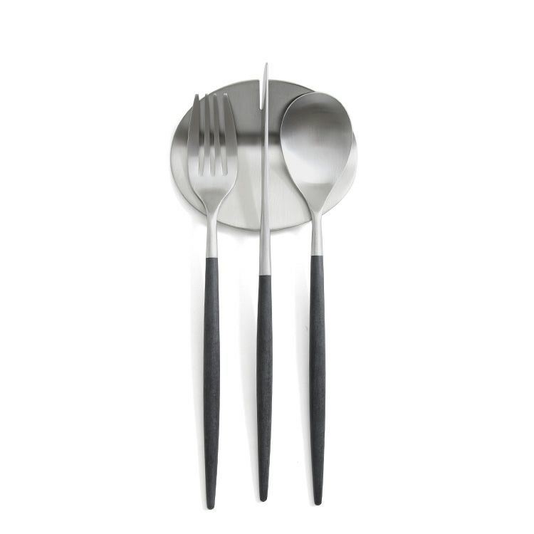 クチポール（Cutipol） ミオ/MIO ブラック デザート8点セット 化粧箱付