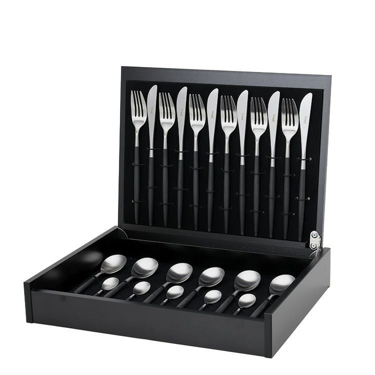 クチポール（Cutipol） ミオ/MIO ブラック ディナー24点セット