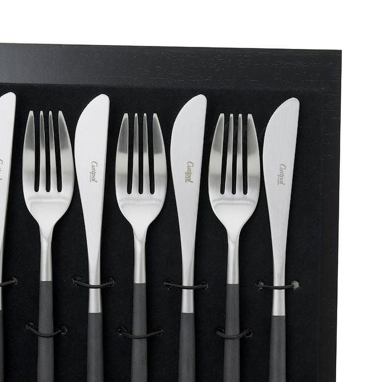 クチポール（Cutipol） ミオ/MIO ブラック ディナー24点セット