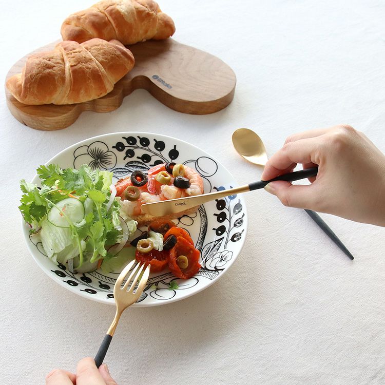 クチポール（Cutipol） ミオ/MIO ブラックマットゴールド デザートナイフ [ネコポス対応可(18点まで)]