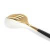 クチポール（Cutipol） ミオ/MIO ブラックマットゴールド デザートフォーク [ネコポス対応可(18点まで)]