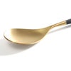クチポール（Cutipol） ミオ/MIO ブラックマットゴールド デザートスプーン [ネコポス対応可(18点まで)]