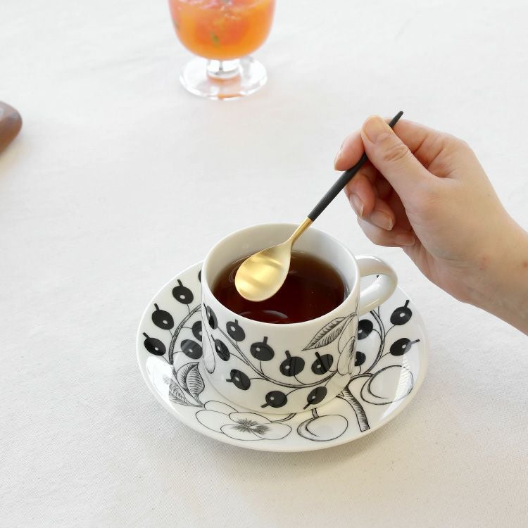 クチポール（Cutipol） ミオ/MIO ブラックマットゴールド コーヒー/ティースプーン [ネコポス対応可(18点まで)]