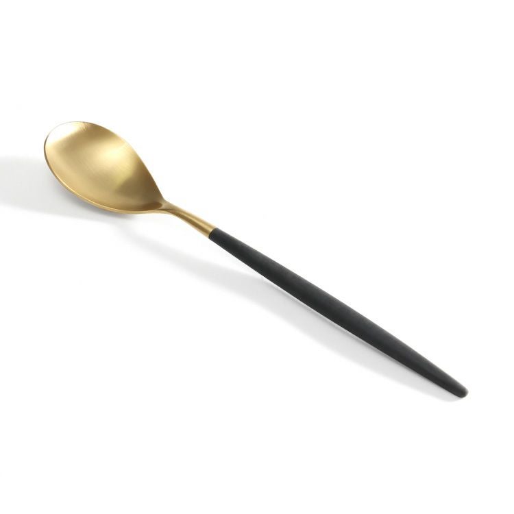 クチポール（Cutipol） ミオ/MIO ブラックマットゴールド ディナー3点セット [ネコポス対応可(6セットのみ)]