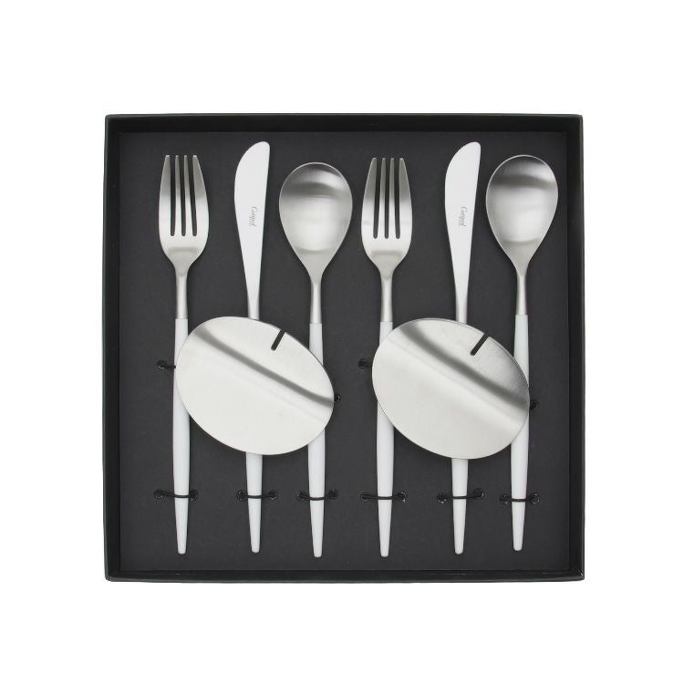 クチポール（Cutipol） ミオ/MIO ホワイト ディナー8点セット 化粧箱付