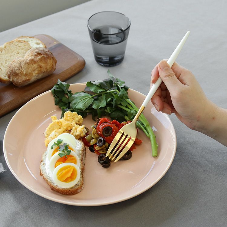 クチポール（Cutipol） ミオ/MIO ホワイトマットゴールド ディナーフォーク [ネコポス対応可(18点まで)]