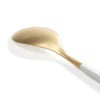クチポール（Cutipol） ミオ/MIO ホワイトマットゴールド デザートスプーン [ネコポス対応可(18点まで)]