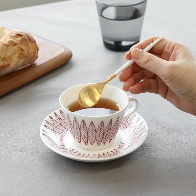 クチポール（Cutipol） ミオ/MIO ホワイトマットゴールド コーヒー/ティースプーン [ネコポス対応可(18点まで)]