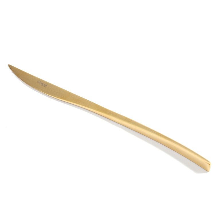 ＜4点セット＞クチポール（Cutipol） デュナ/DUNA ゴールド ディナー3点＆カトラリーレストゴールド1点 [ネコポス対応可(4セットまで)]