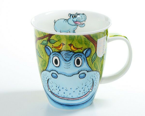 ダヌーン（Dunoon） マグカップ NEVIS 大迫力のカバ GO WILD HIPPO