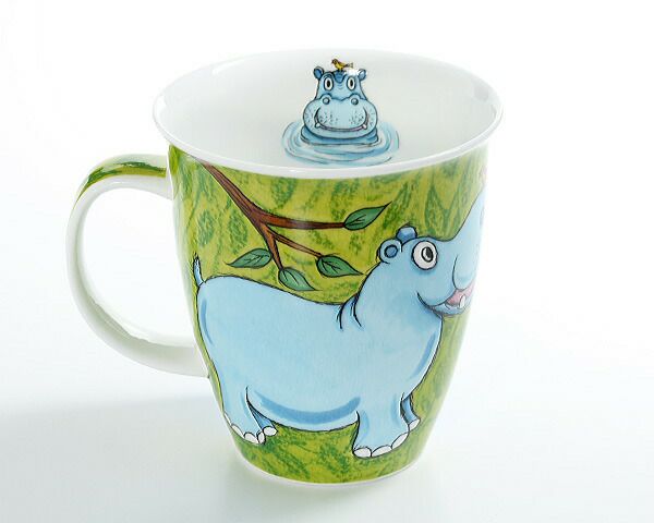 ダヌーン（Dunoon） マグカップ NEVIS 大迫力のカバ GO WILD HIPPO