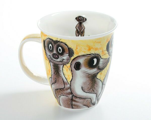 ダヌーン（Dunoon） マグカップ NEVIS どアップ ミーアキャット GO WILD MEERKAT
