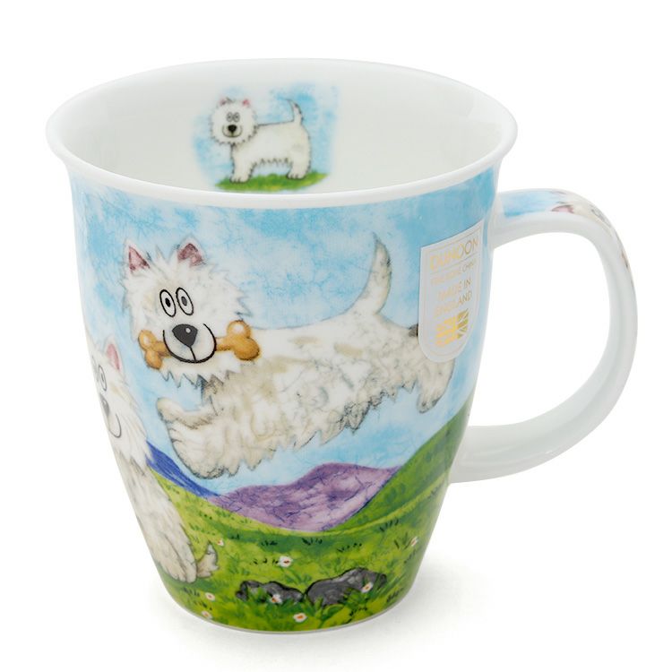 ダヌーン（Dunoon） マグカップ NEVIS 高原で一休み ウェスティ HIGHLAND ANIMALS WESTIE
