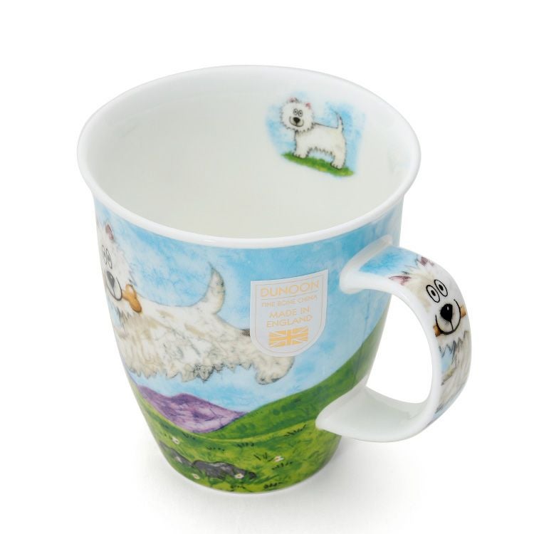ダヌーン（Dunoon） マグカップ NEVIS 高原で一休み ウェスティ HIGHLAND ANIMALS WESTIE