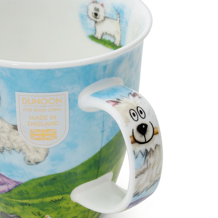 ダヌーン（Dunoon） マグカップ NEVIS 高原で一休み ウェスティ HIGHLAND ANIMALS WESTIE