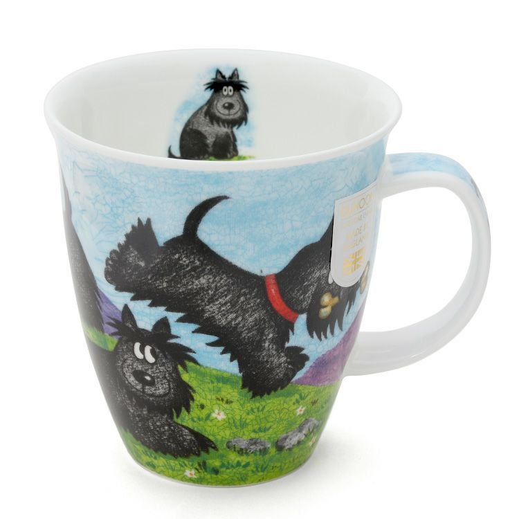 ダヌーン（Dunoon） マグカップ NEVIS 高原で一休み スコッティ HIGHLAND ANIMALS SCOTTIE