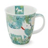 ダヌーン（Dunoon） マグカップ NEVIS お花畑のわんこ FIDO