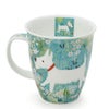 ダヌーン（Dunoon） マグカップ NEVIS お花畑のわんこ FIDO