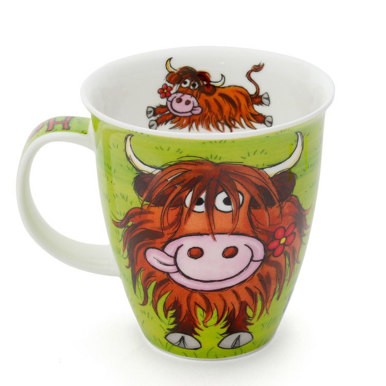 ダヌーン（Dunoon） マグカップ NEVIS お茶目な牛 HIGHLAND GANG Heelan Coo