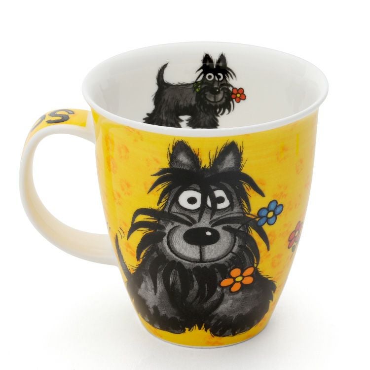 ダヌーン（Dunoon） マグカップ NEVIS 小生意気なスコッティ HIGHLAND GANG Scottie