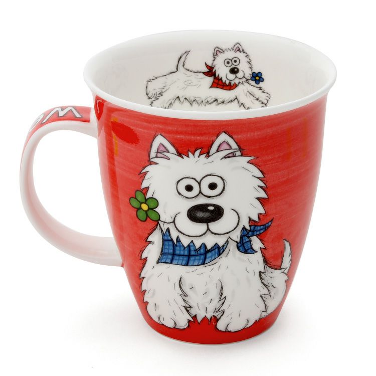 ダヌーン（Dunoon） マグカップ NEVIS お転婆ウェスティ HIGHLAND GANG Westie