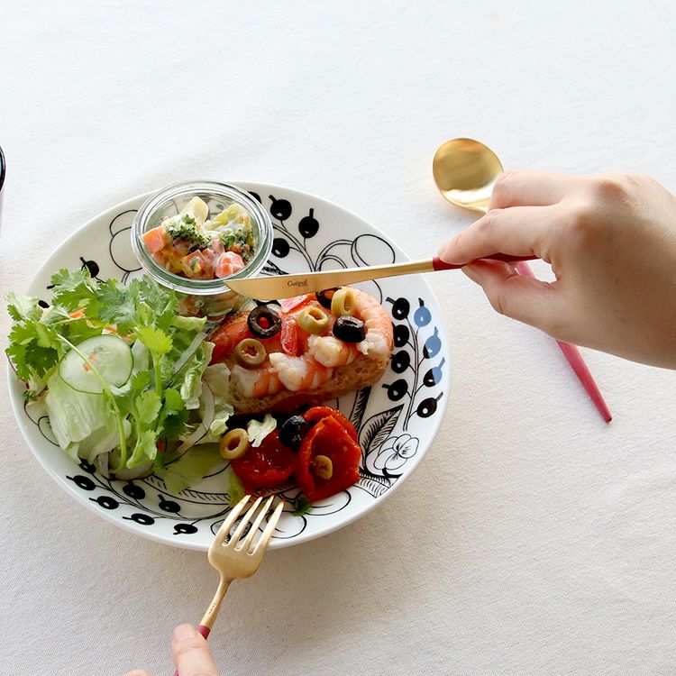 クチポール（Cutipol） ゴア/GOA レッドマットゴールド デザートナイフ [ネコポス対応可(18点まで)]