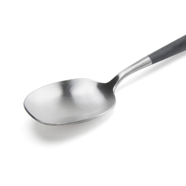 クチポール（Cutipol） ナウ/NAU ブラック デザートスプーン [ネコポス対応可(18点まで)]