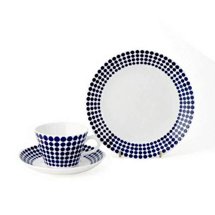 グスタフスベリ（Gustavsberg） アダム/Adam コーヒーカップ＆ソーサー + プレート 22cm 【復刻版】