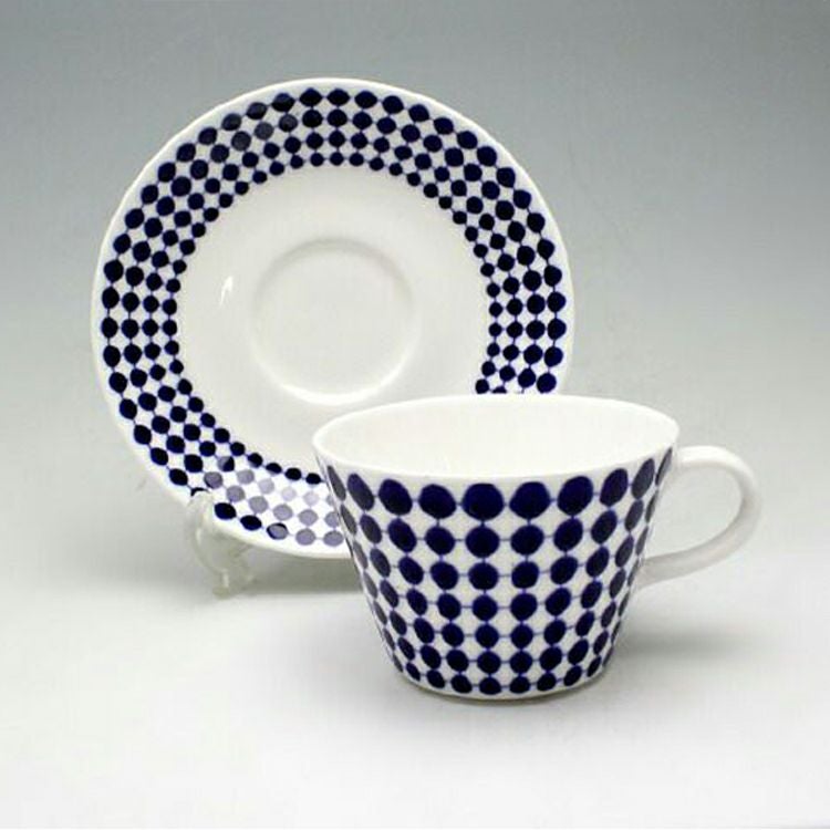 グスタフスベリ（Gustavsberg） アダム/Adam コーヒーカップ＆ソーサー + プレート 22cm 【復刻版】