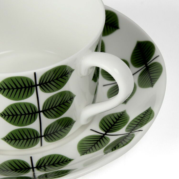 グスタフスベリ（Gustavsberg） ベルソ/Bersa ティーカップ＆ソーサー + プレート 18cm 【復刻版】