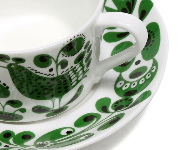 グスタフスベリ（Gustavsberg） チュールチュール/Turtur ティーカップ＆ソーサー + プレート 18cm 【復刻版】