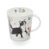 ダヌーン（Dunoon） マグカップ LOMOND フラワーキャット 黒白猫