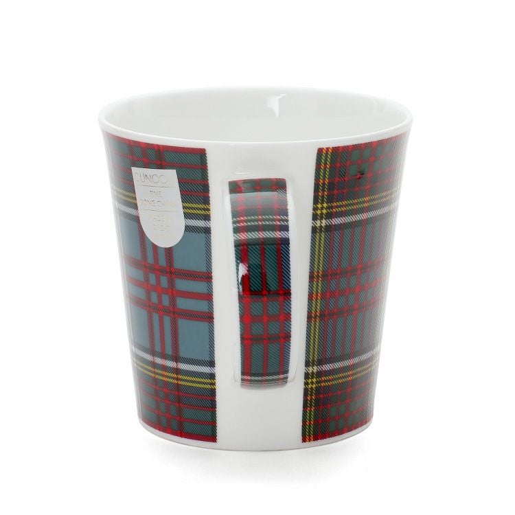 ダヌーン（Dunoon） マグカップ CAIRNGORM タータンチェック ブルー×レッド