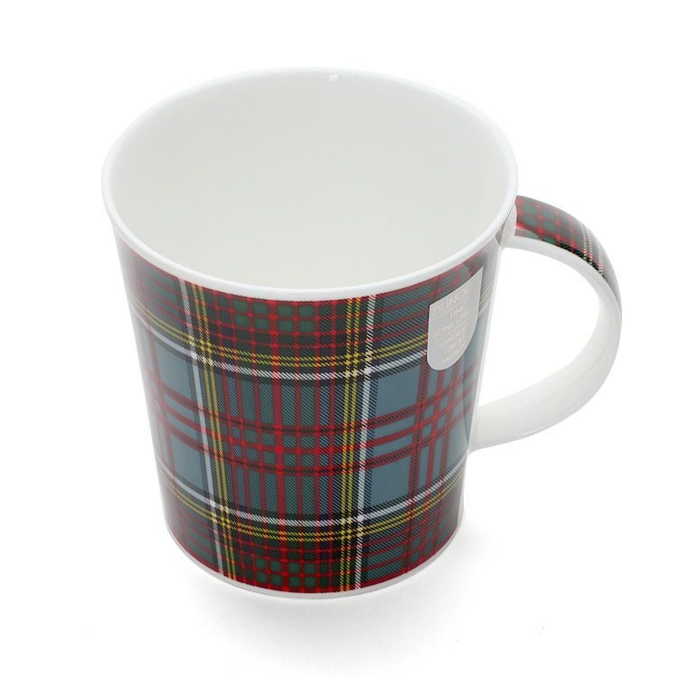 ダヌーン（Dunoon） マグカップ CAIRNGORM タータンチェック ブルー×レッド