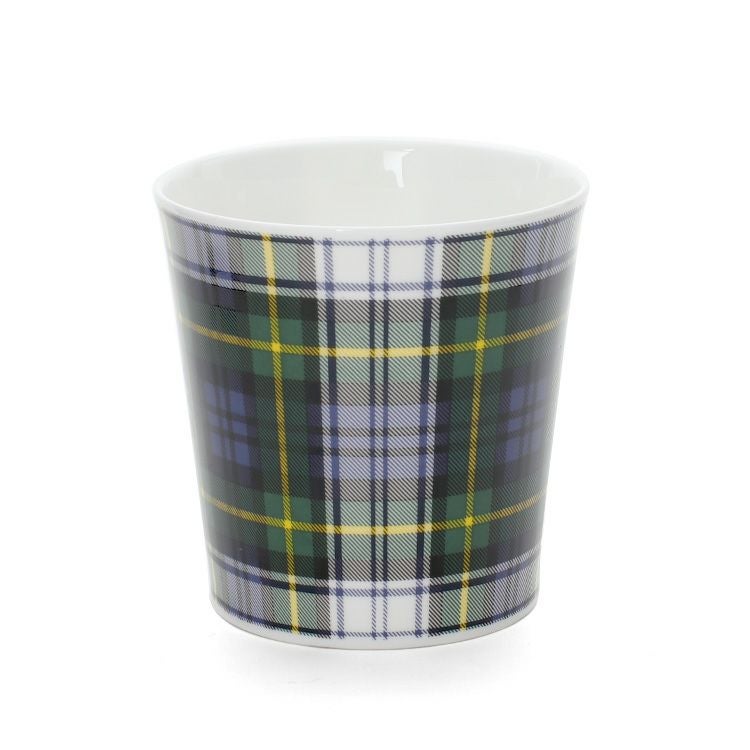ダヌーン（Dunoon） マグカップ CAIRNGORM タータンチェック ホワイト×グリーン
