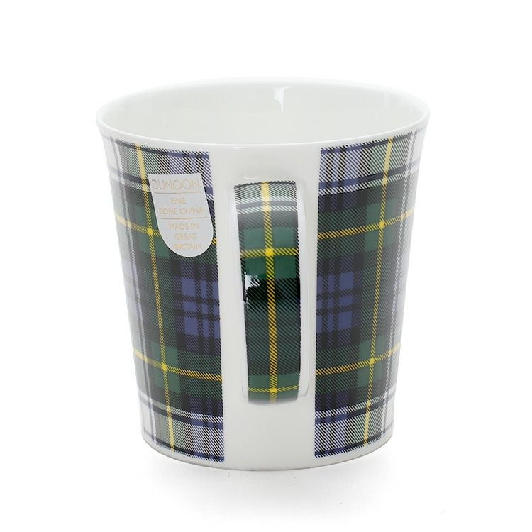 ダヌーン（Dunoon） マグカップ CAIRNGORM タータンチェック ホワイト×グリーン