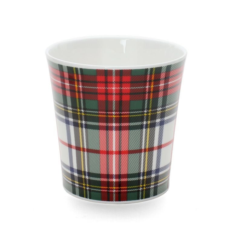 ダヌーン（Dunoon） マグカップ CAIRNGORM タータンチェック ホワイト×レッド