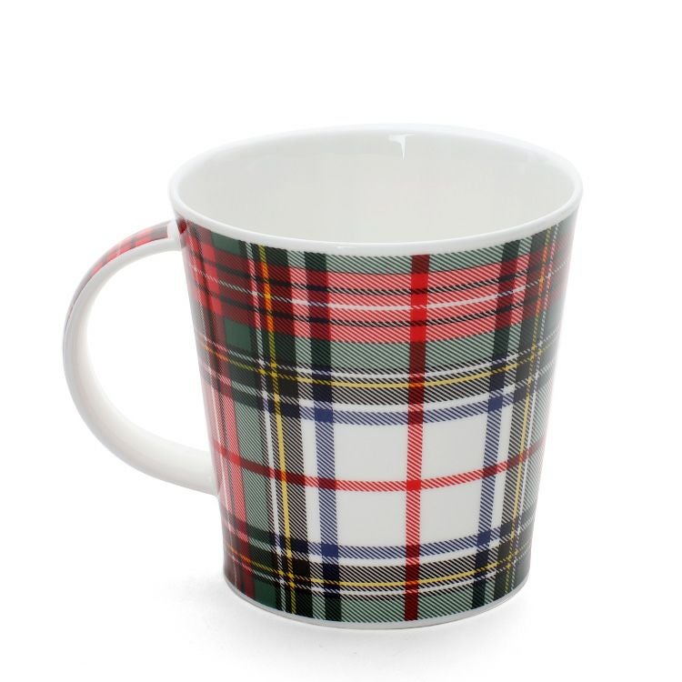 ダヌーン（Dunoon） マグカップ CAIRNGORM タータンチェック ホワイト×レッド