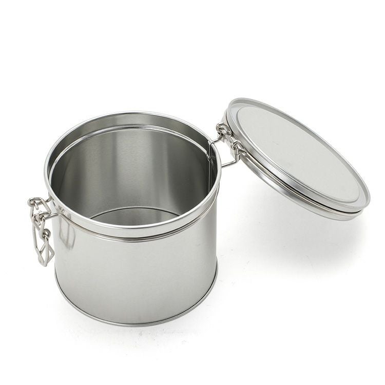 サイドバイサイド（SIDE BY SIDE） シルバー ブリキのお茶缶 3点セット