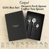 クチポール（Cutipol） GOA/ゴア ティー3点セット(デザートスプーン/デザートフォーク/ティースプーン） ギフトボックス入り