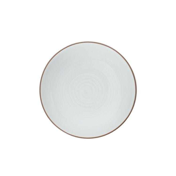 白山陶器 白磁千段 小鉢 12cm