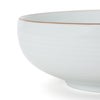 白山陶器 白磁千段 小鉢 12cm