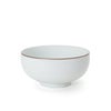 白山陶器 白磁千段 汁碗 12cm
