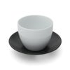 白山陶器 エスライン 湯のみ猪口＆陶茶托（ソーサー) セット S-line
