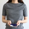 白山陶器 ねじり梅 角チョク 10.5cm 青